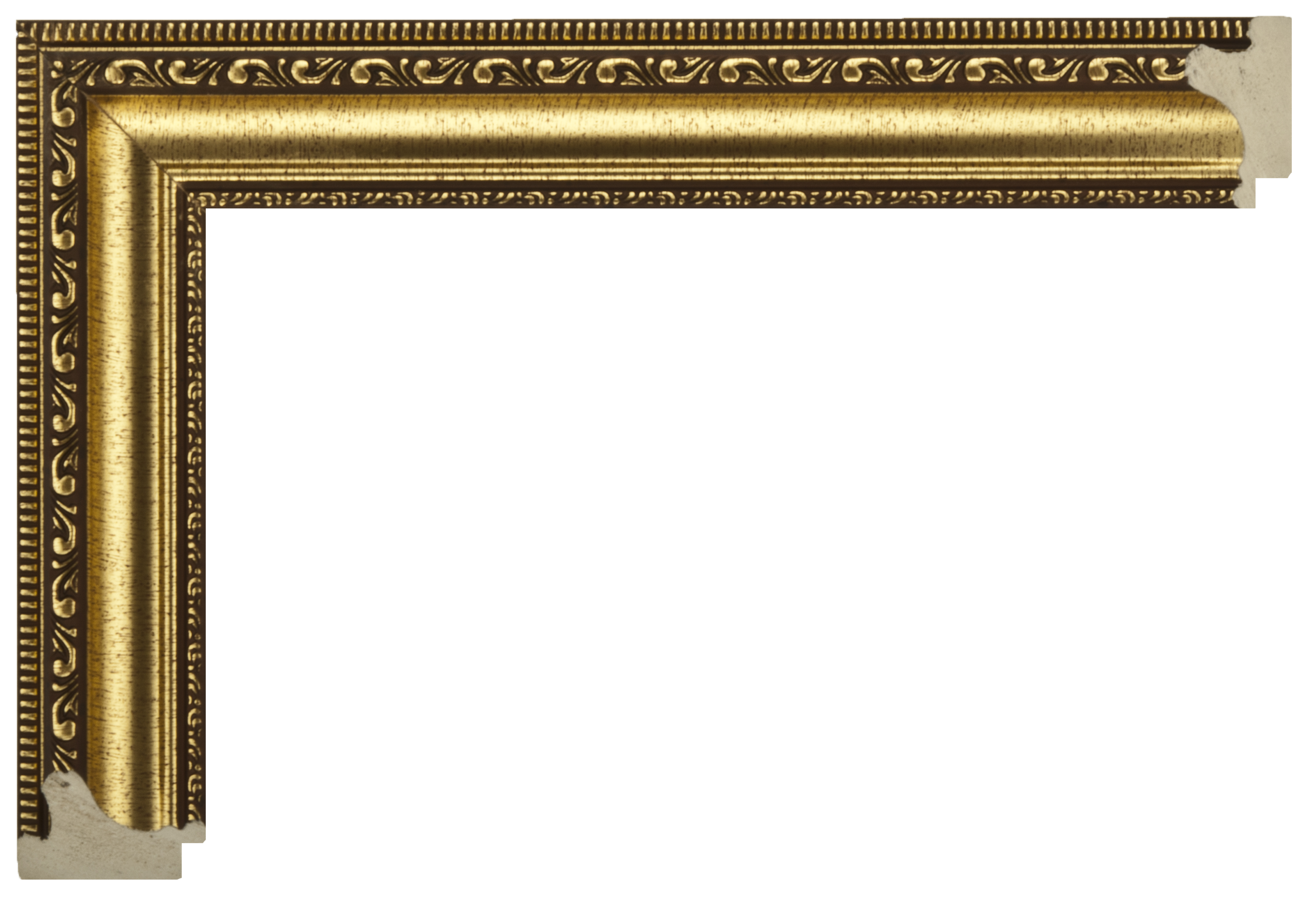Gold frame moulding